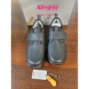 Alegria Double Trouble Womens 9.5-10 Black Rok n Roll Rocker Shoes RRDT-7616W